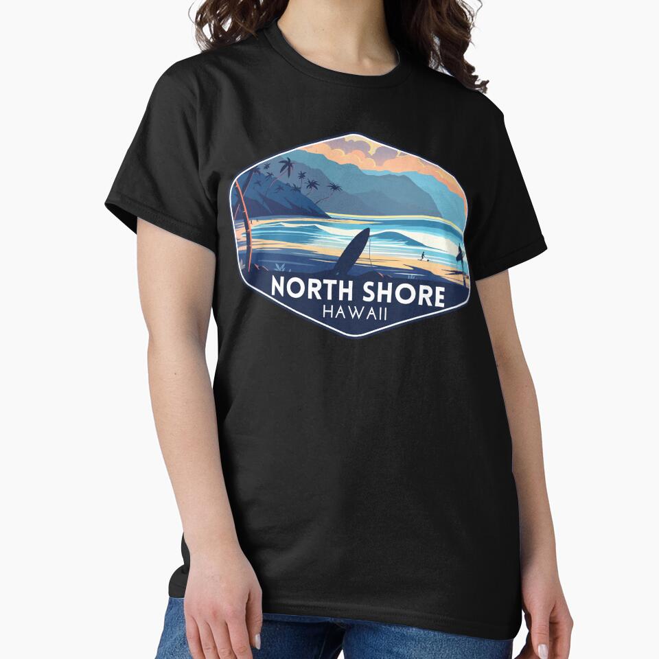 North Shore Hawaii Travel Art by electricninja