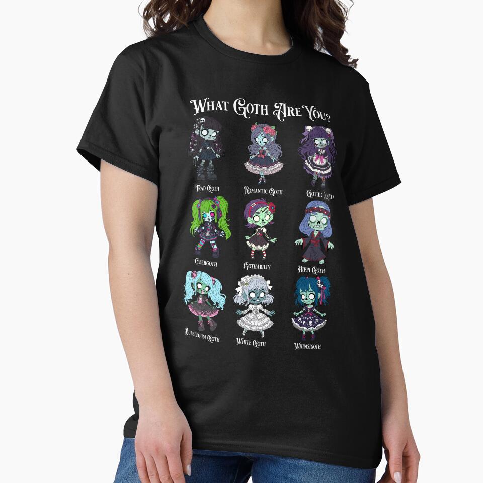 Copy of Zombie Goth Types by HRSCreates