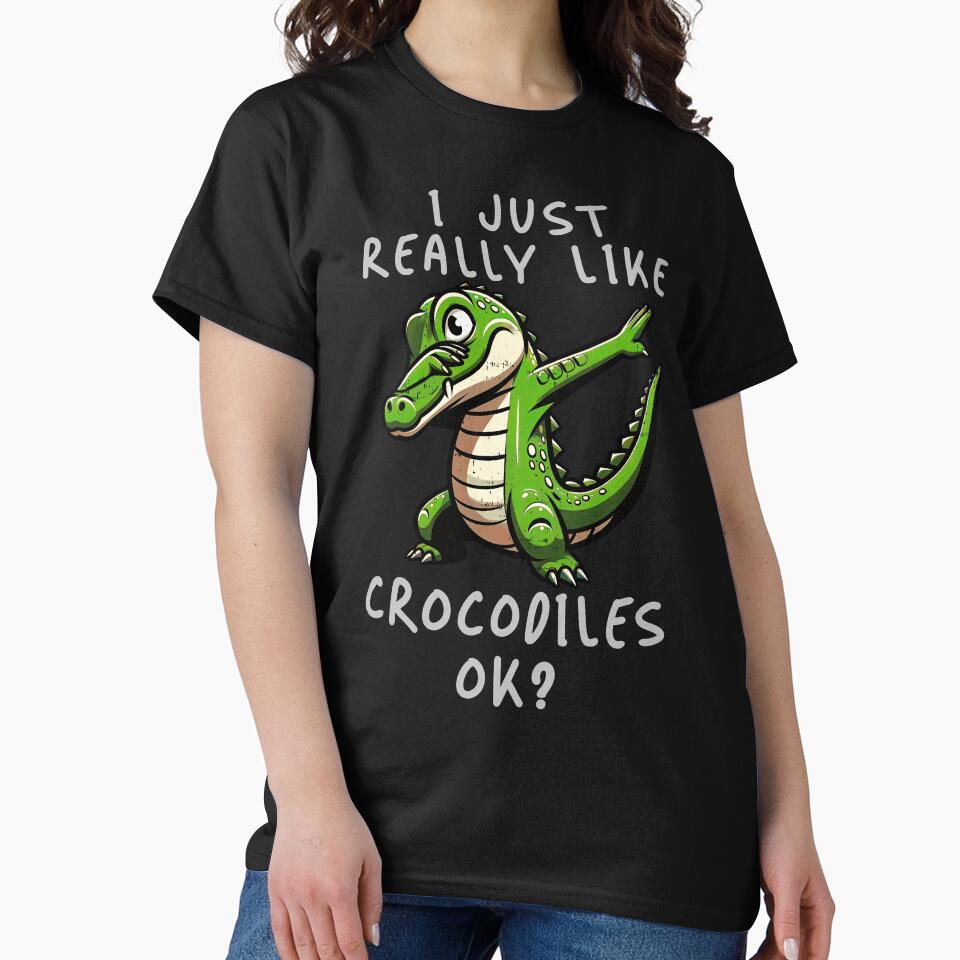 I Just Really Like Crocodile Dabbing Dab Boys Girls Kids by rafaeltto