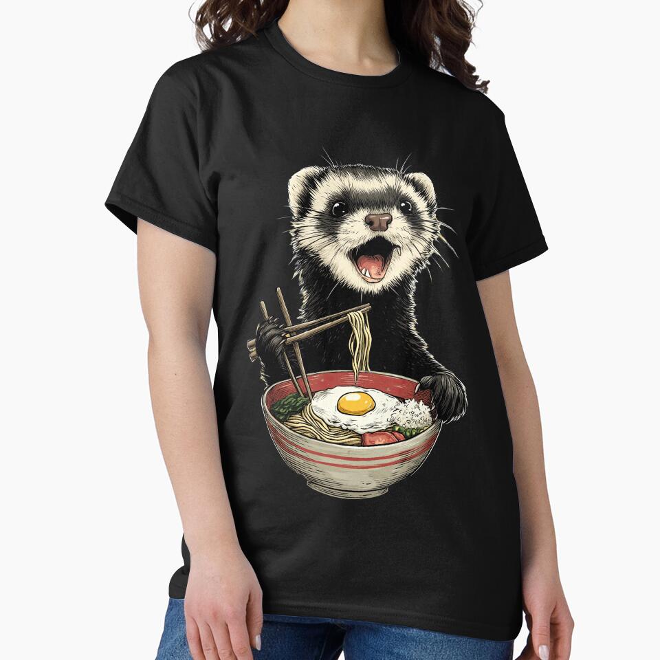 Ramen and ferret by obstinator