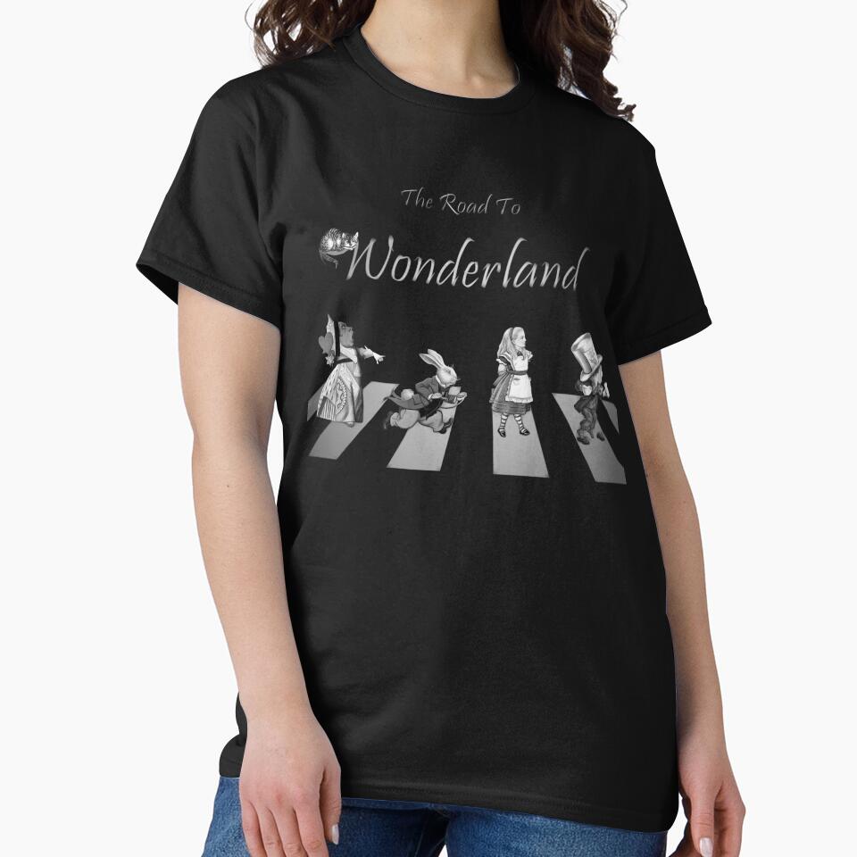 The Road To Wonderland - Black & White by maryedenoa