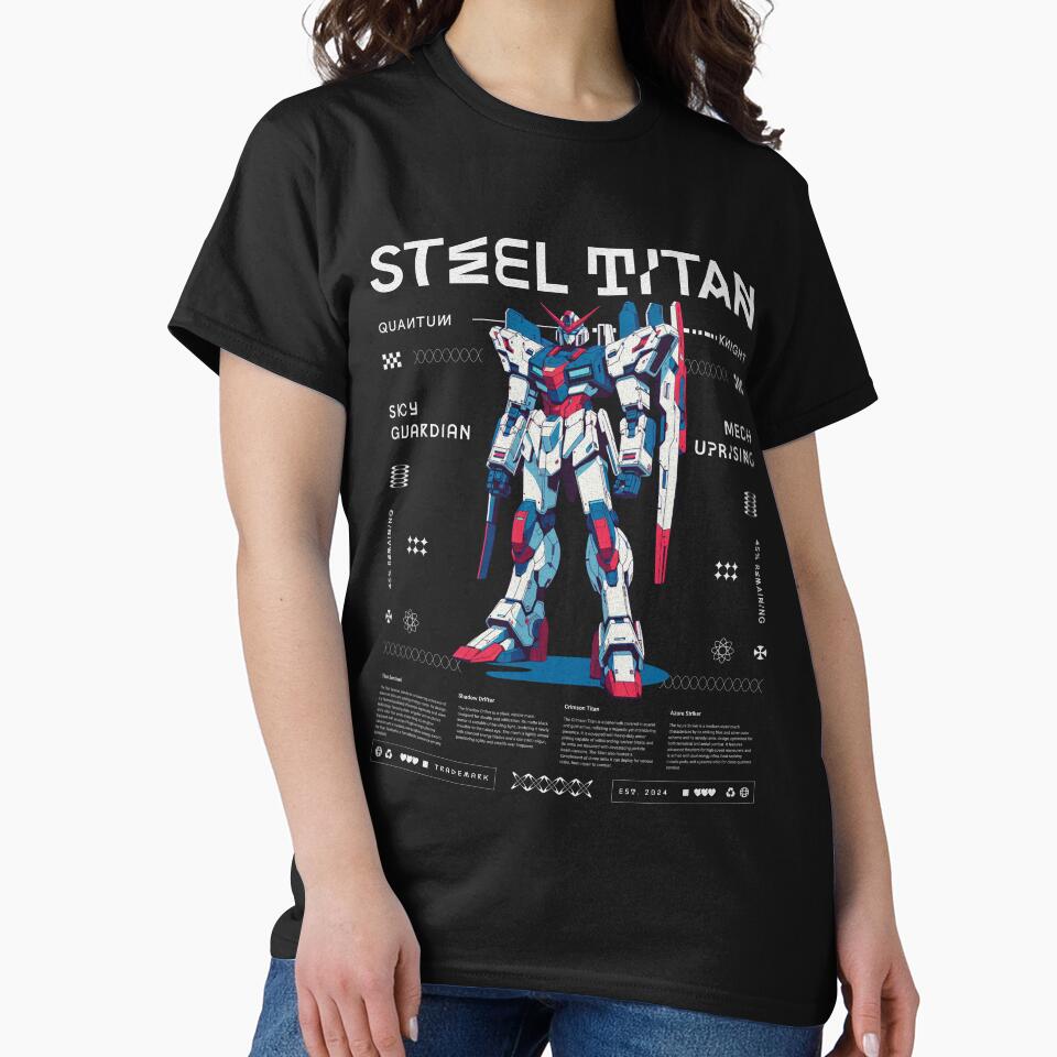 Anime Mecha Streetwear - Steel Titan by DesignedByMarty