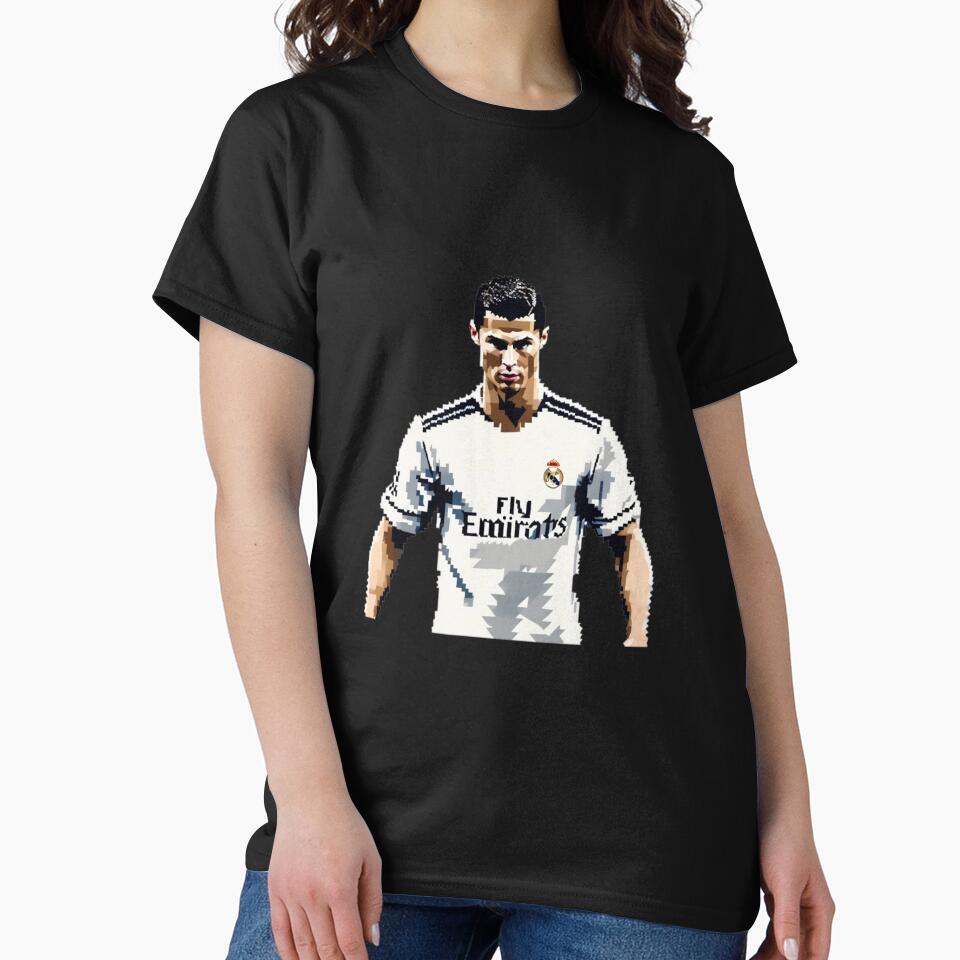 Cristiano Ronaldo CR7 Game Time Pixel Artwork Futbol Soccer by The-GOAT-Store