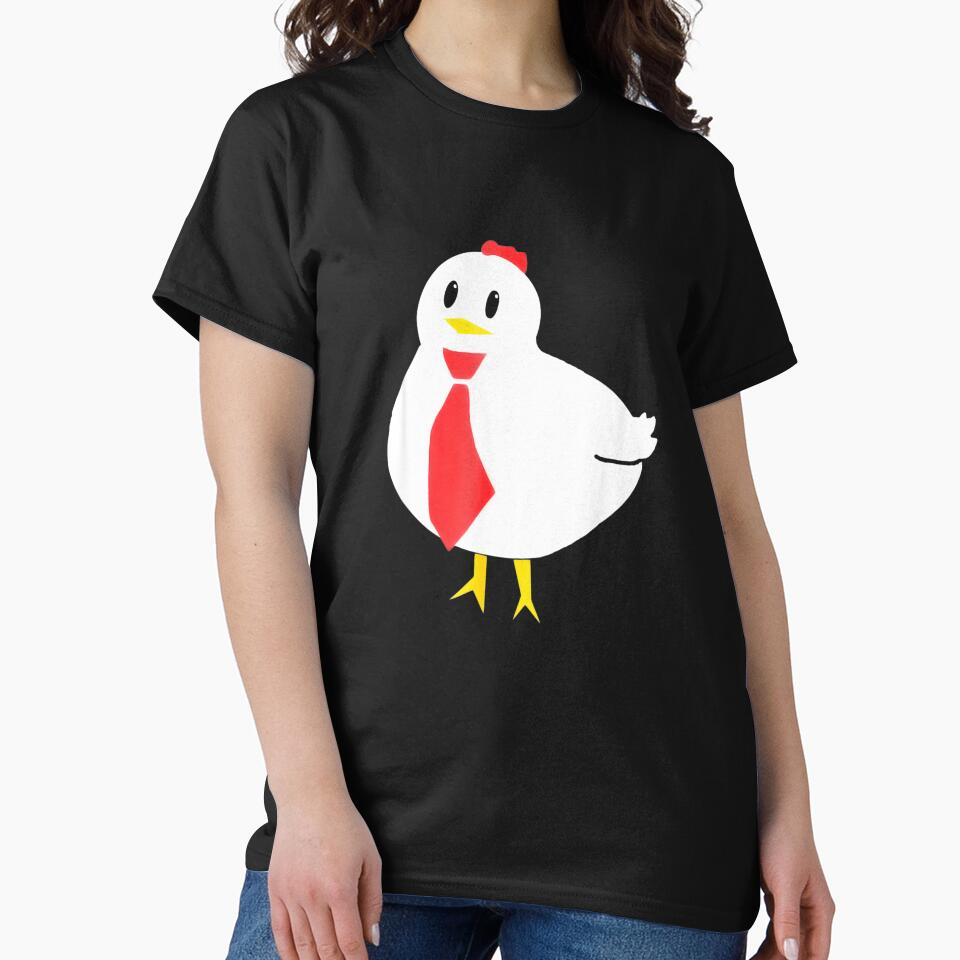 Cute Hen-tie T-Shirt  Low key Japanese Ani by ClementinaHowe