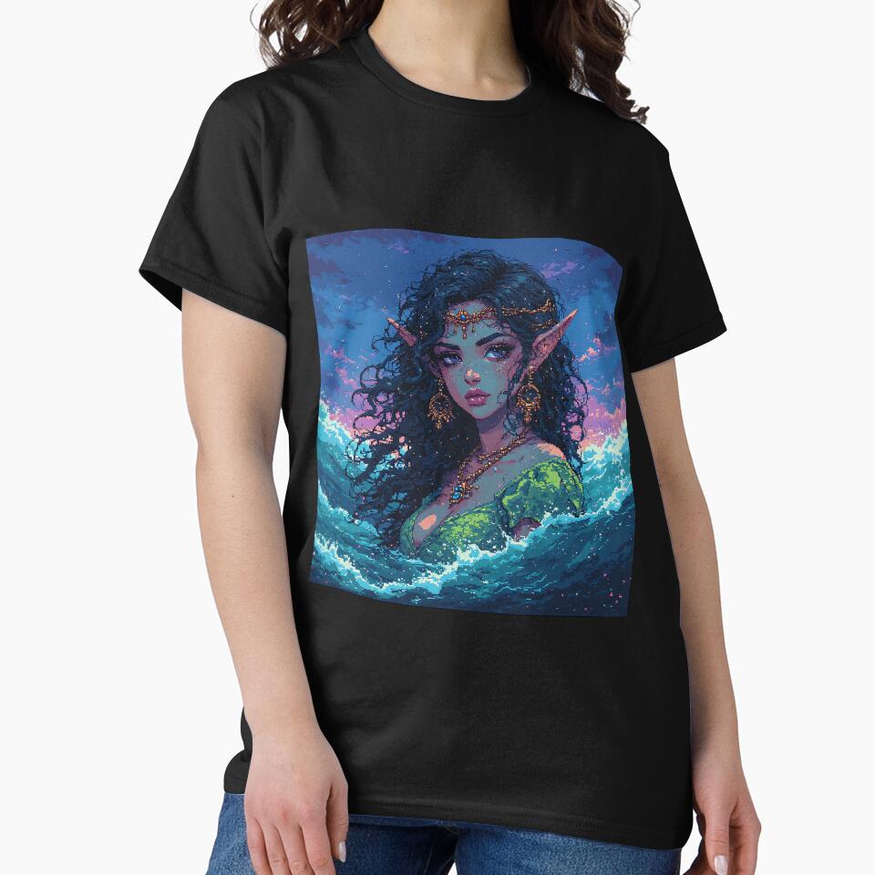 Retro Art Beautiful Woman Elf by pexoboy