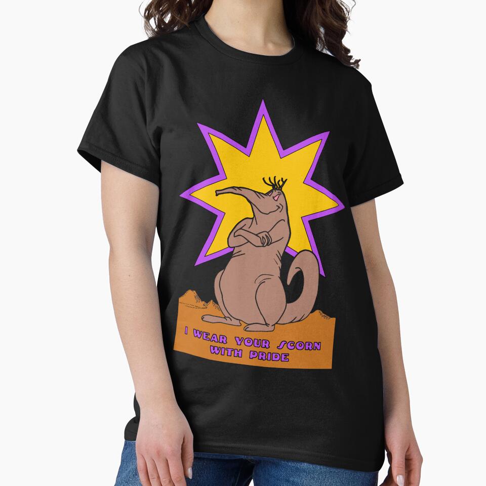 I wear your scorn with pride (anteater) by SolidEarthArt