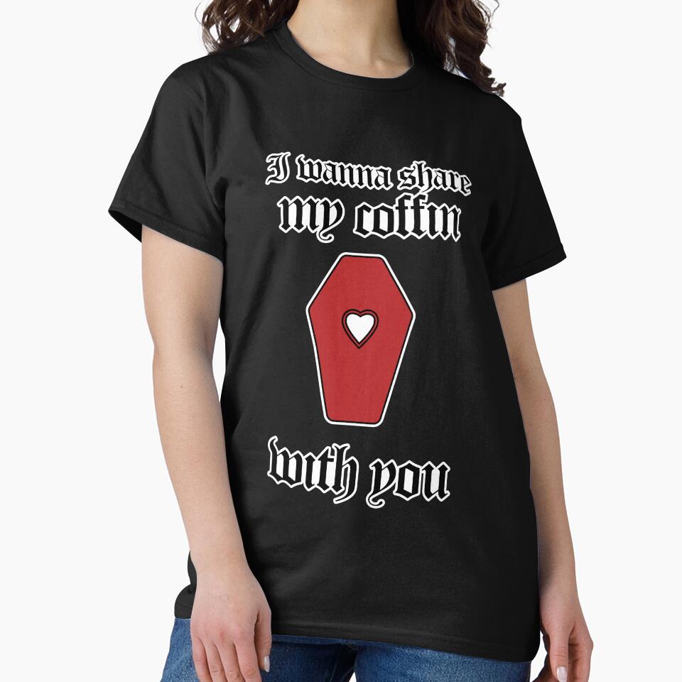 Share my coffin simple red - gothic valentine's day by CuriosumArt