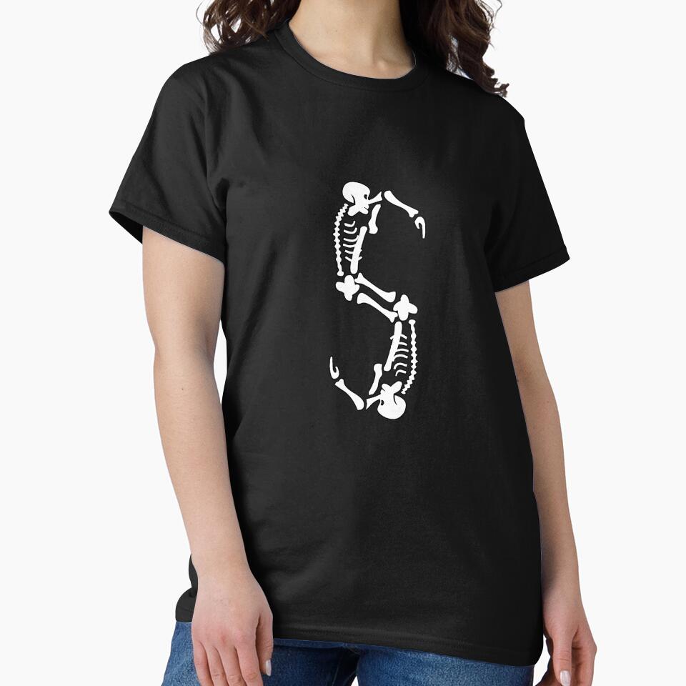 Skulls doing yoga initial monogram S by Rajeev  Singh