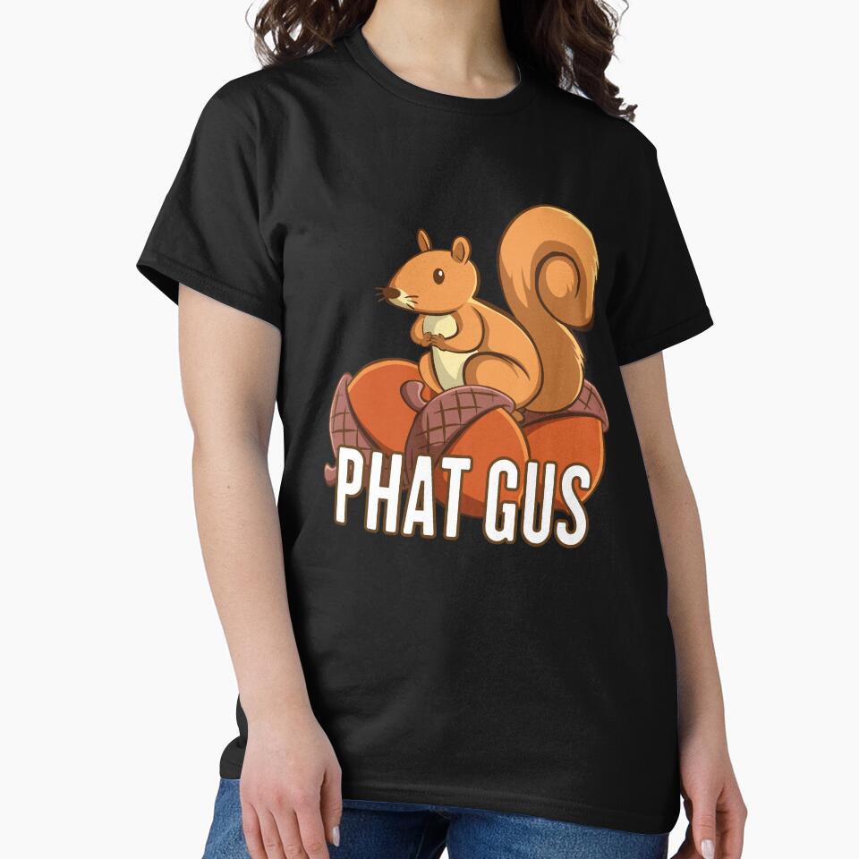 Funny Phat Gus Squirrel Cute Cartoon Gift for Squirrels Lovers by bouraydasbrand