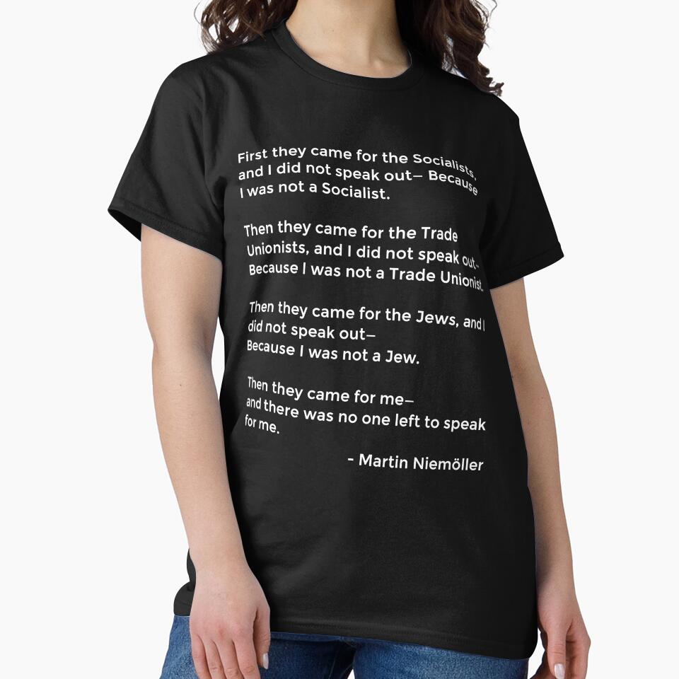 Martin Niemoller Quote - First They Came by EstelleStar