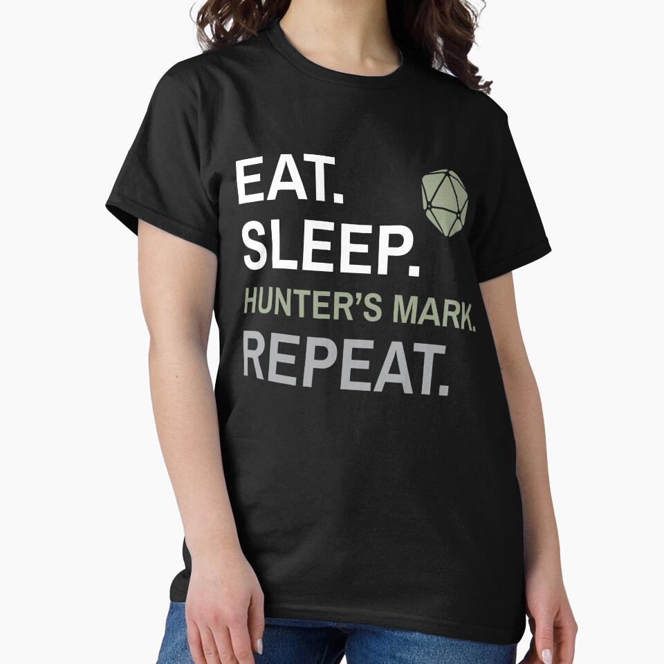 D&D Ranger Hunter's Mark - Eat Sleep Repeat by sunburstrpg
