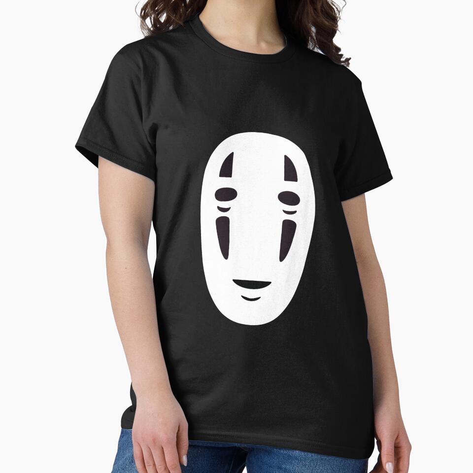 No Face of Spirited Away with Japanese Kanji Studio Ghibli Inspired Square 3 by globbs