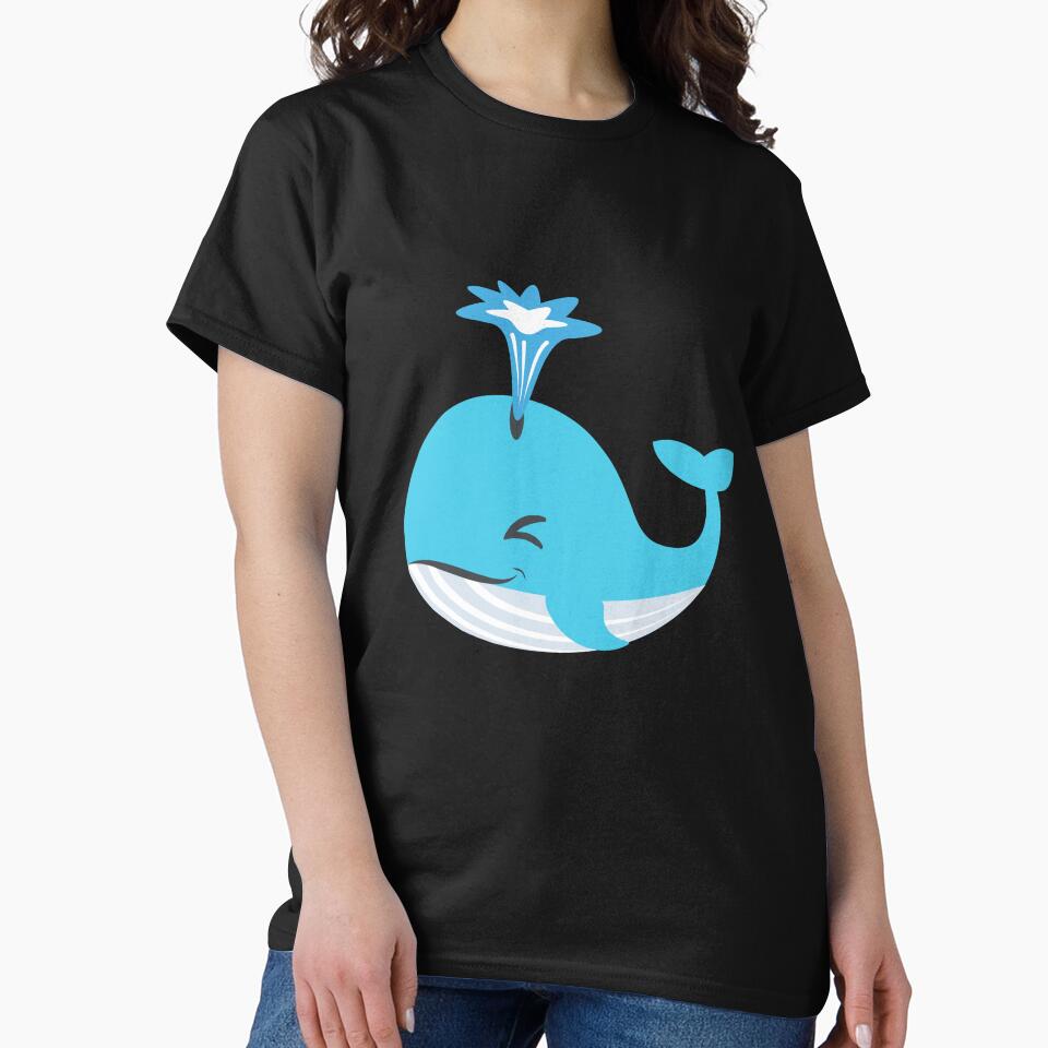 Cute Emoji Whale by roarr