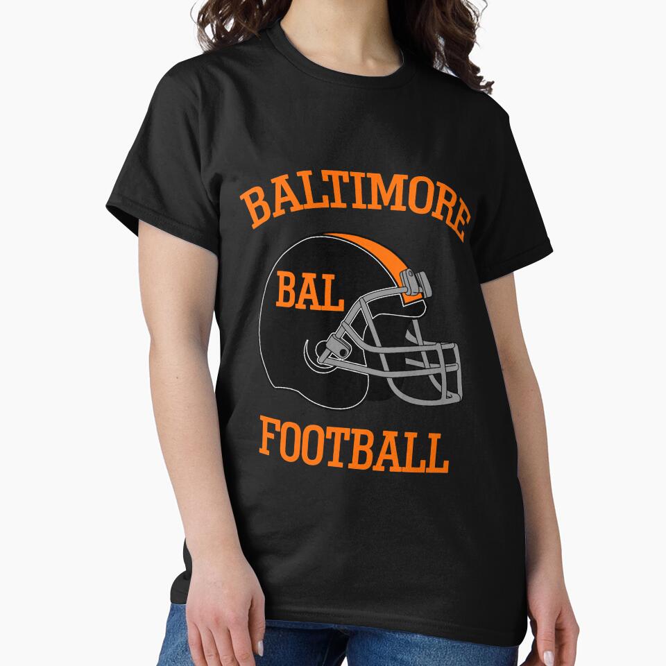 Baltimore Football T-Shirt for Men and Women by AllStarMerch
