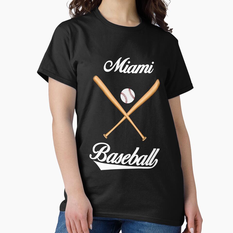 Miami Baseball T-Shirt for Men and Women by AllStarMerch