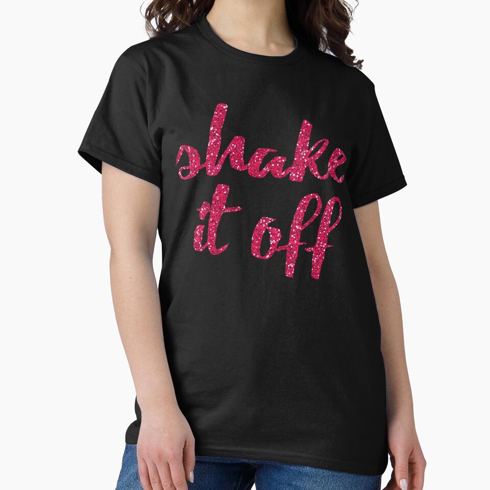 shake it off pink glitter design by limitlezz