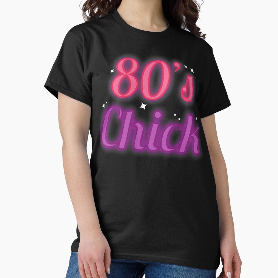 80s Chick | 80s theme gift | 80s neon tshirt | rad mom shirt | 80s mom | retro graphic tee | eighties party | 80s theme party | retro graphic tshirt by Kreature Look