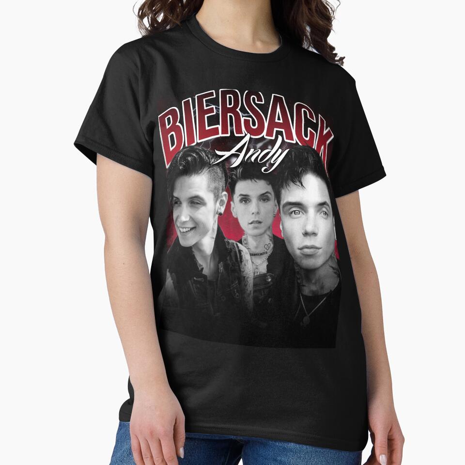 Andy Biersack - 90s T-Shirt Design by CharlottesArtz