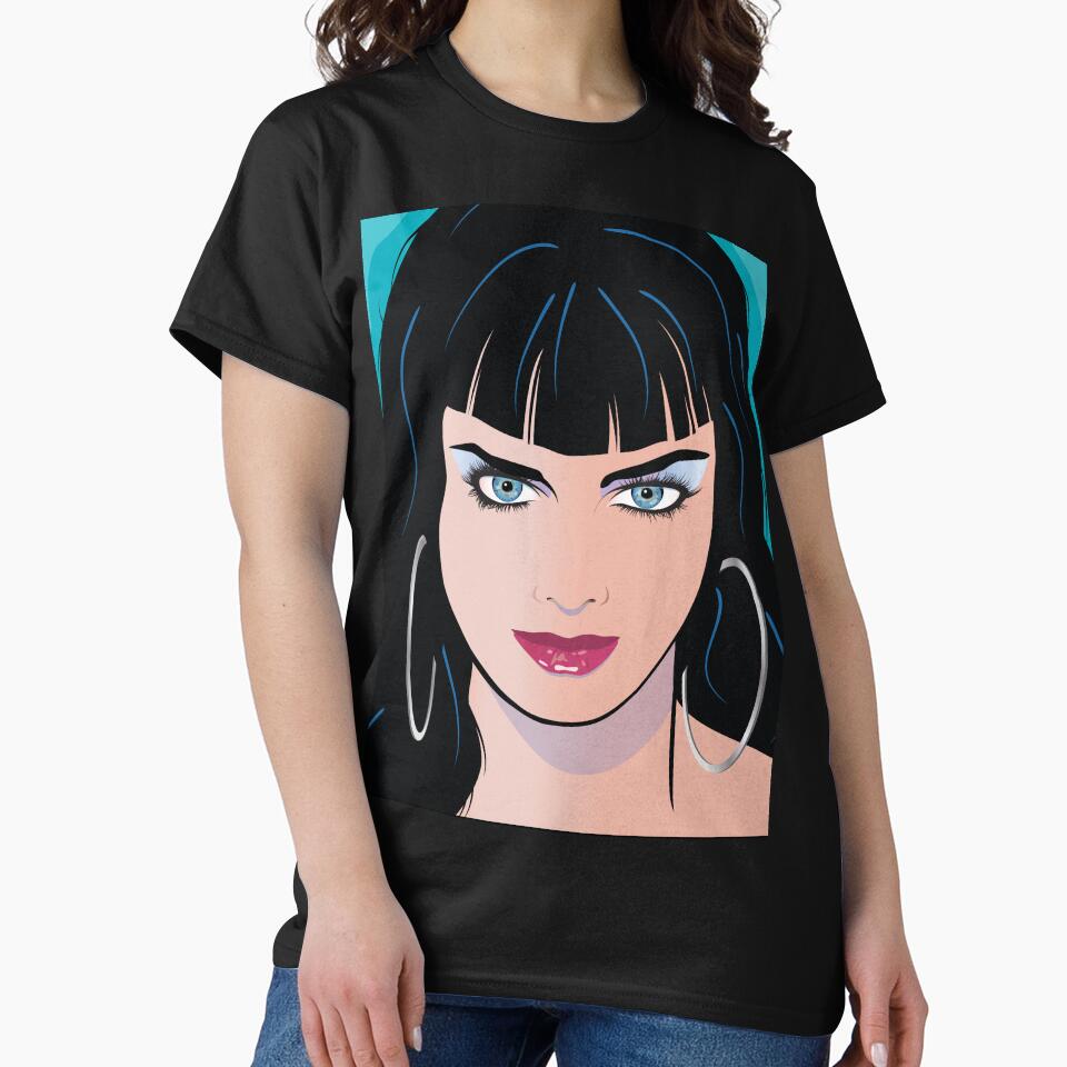 Pop Art Beautiful Woman Alicia by Frank Schuster