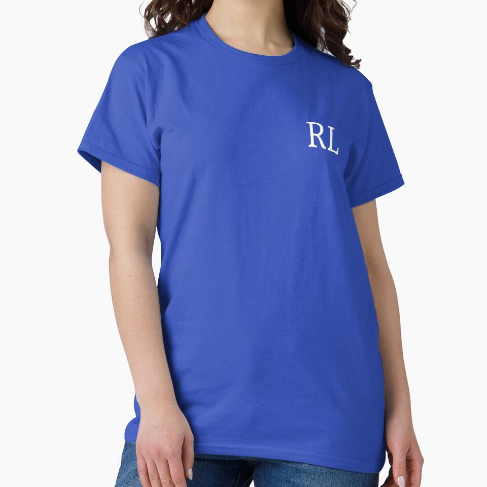 RL Initials Monogram Elegant White Letters by Jeallan Designs