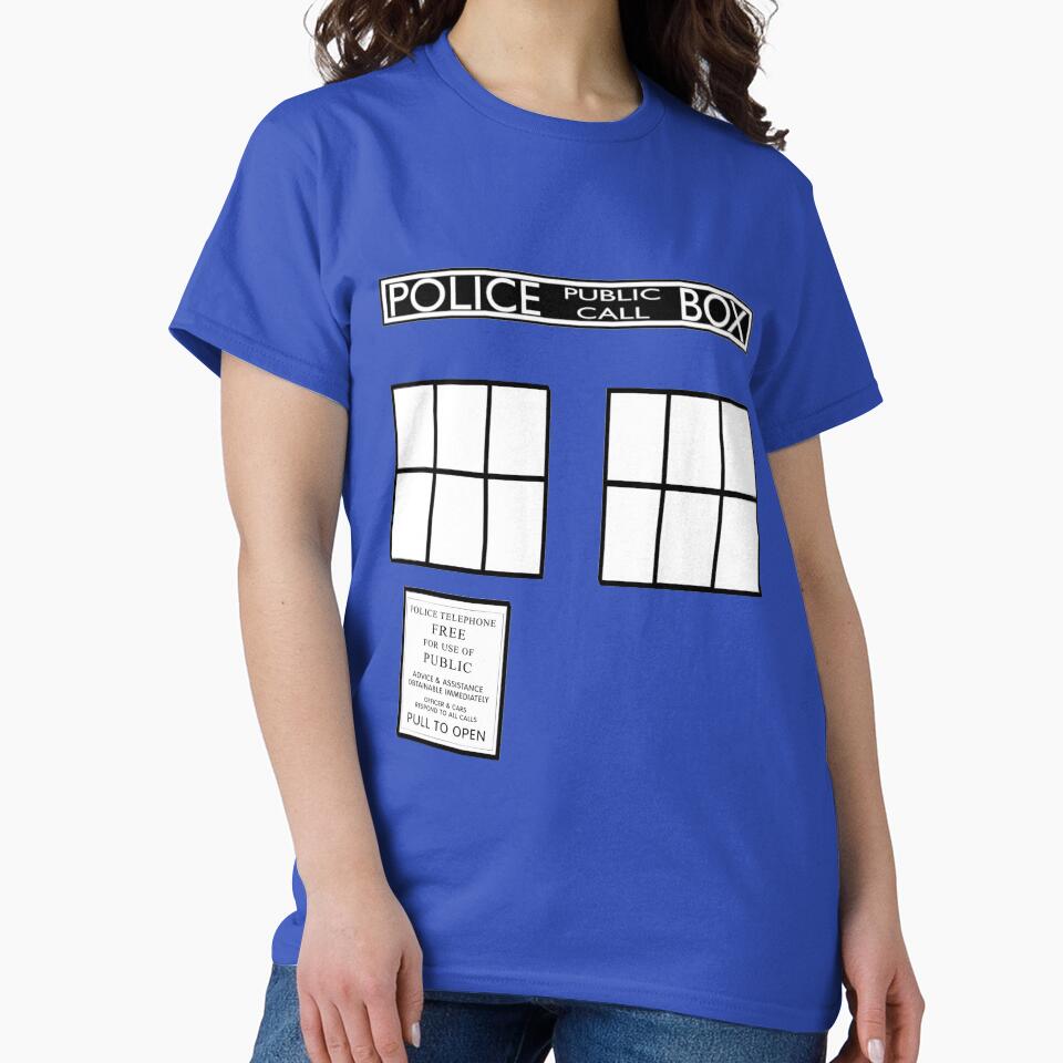 Simplified Police Box - Version 2 by Aria Winchester Designs