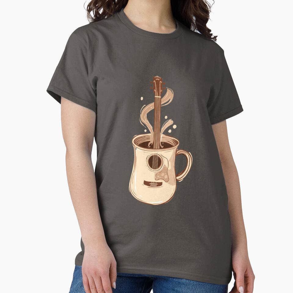 Coffee cup acoustic guitar by StormArte
