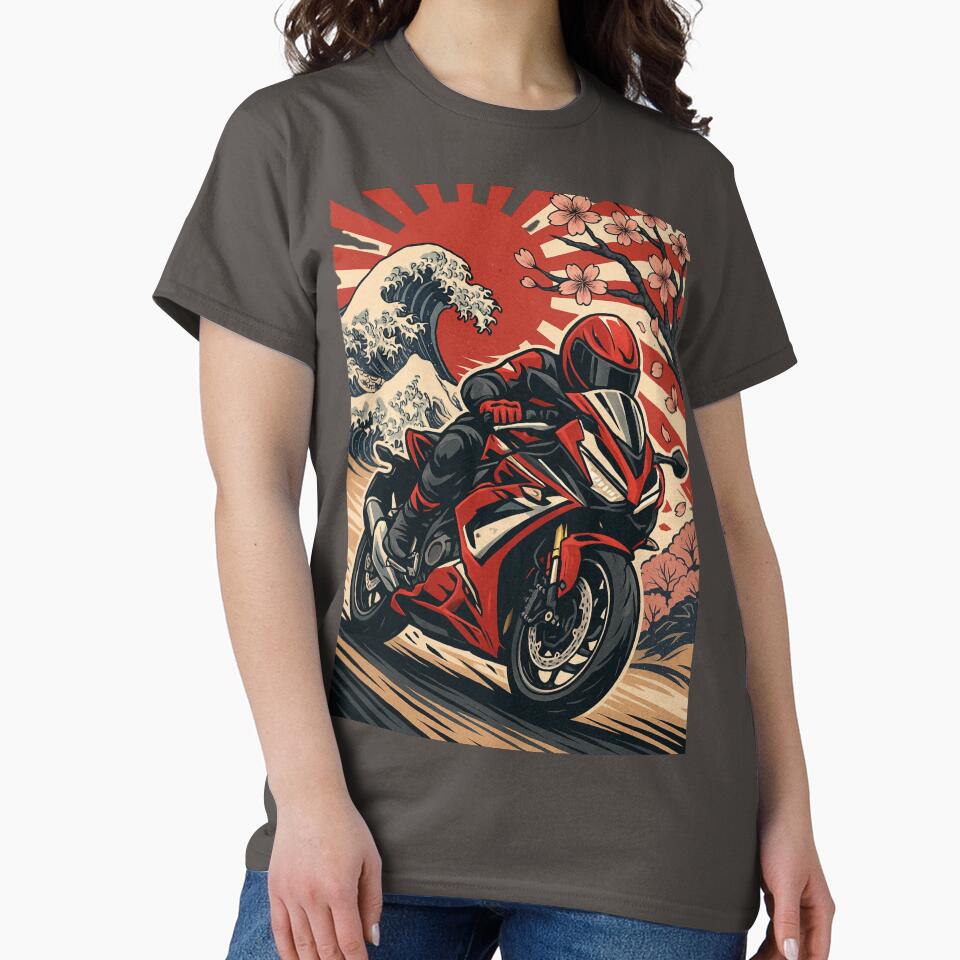 Honda CBR Inspired | Japanese Dynamic Motorcycle Art by Jocamedahub