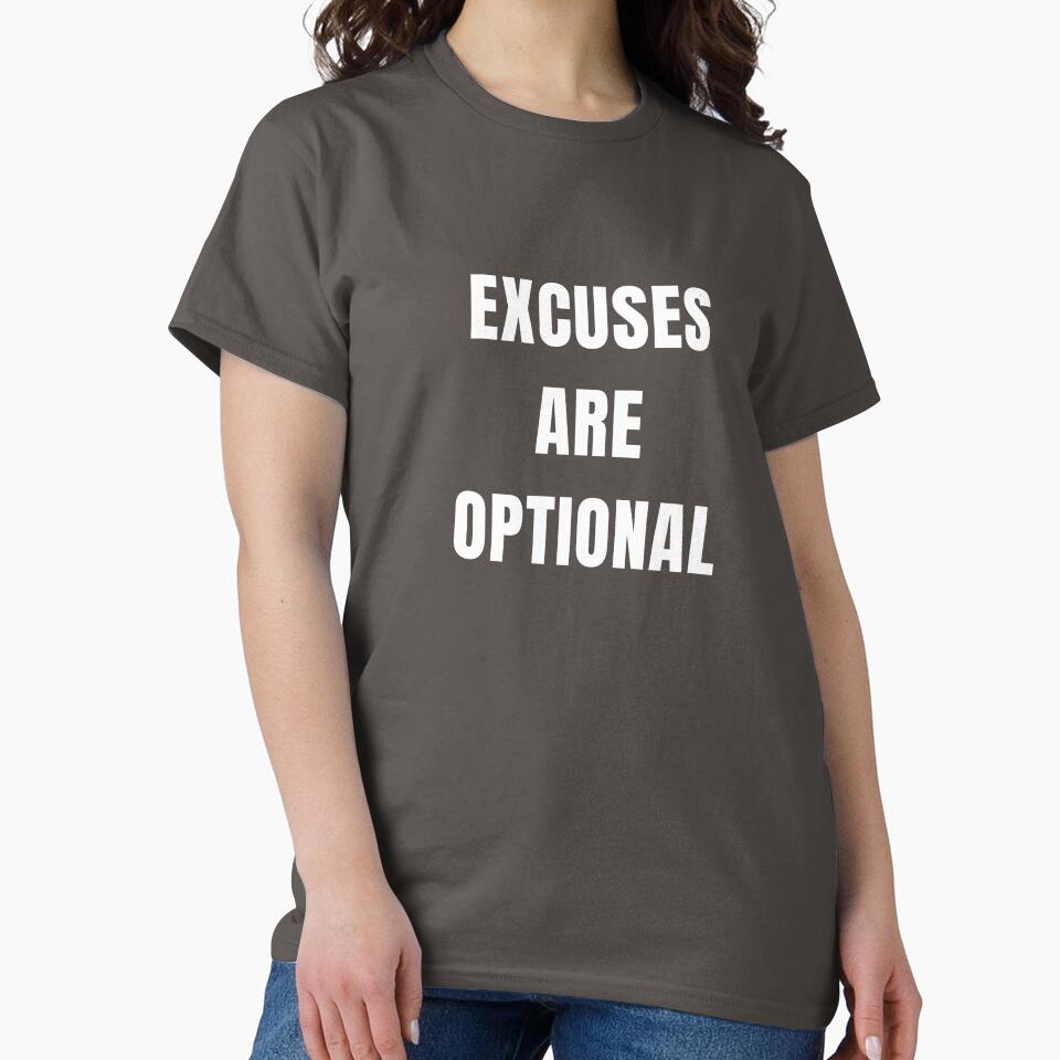 No Excuses. Just Results by Grace Quills Threads