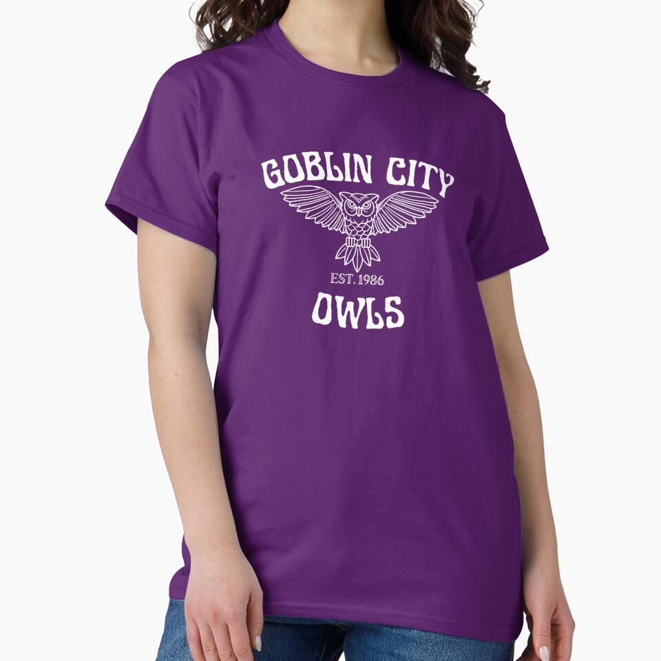 Goblin City Owls (Dark) - Fantasy College by stregaland