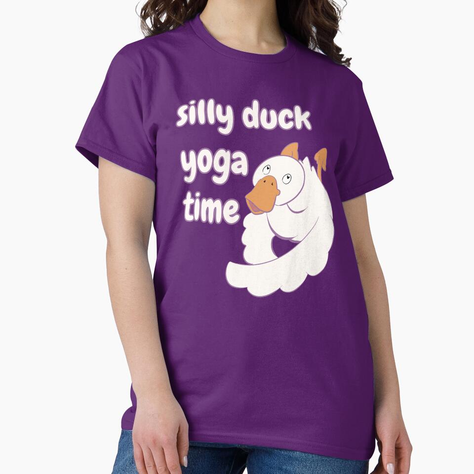 Silly Duck Yoga Time by HugSomeNettles