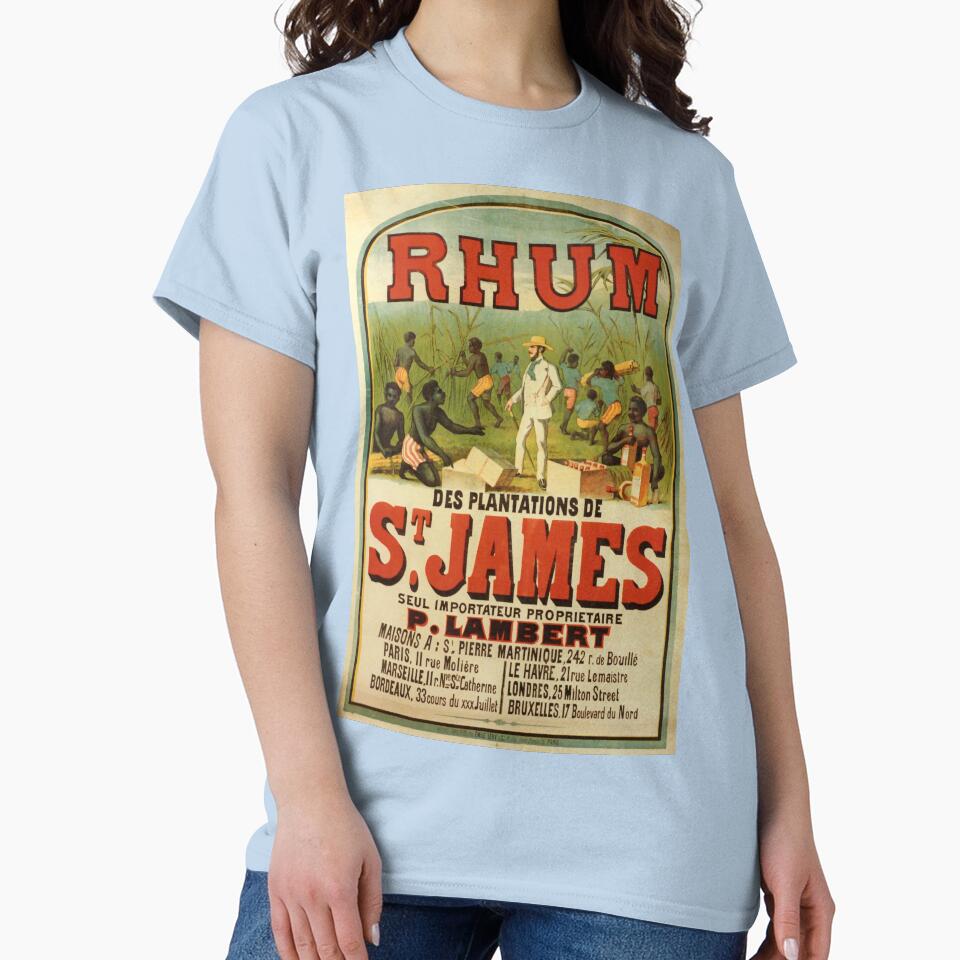 retro rhum saint james vintage reclame by CorasPosters