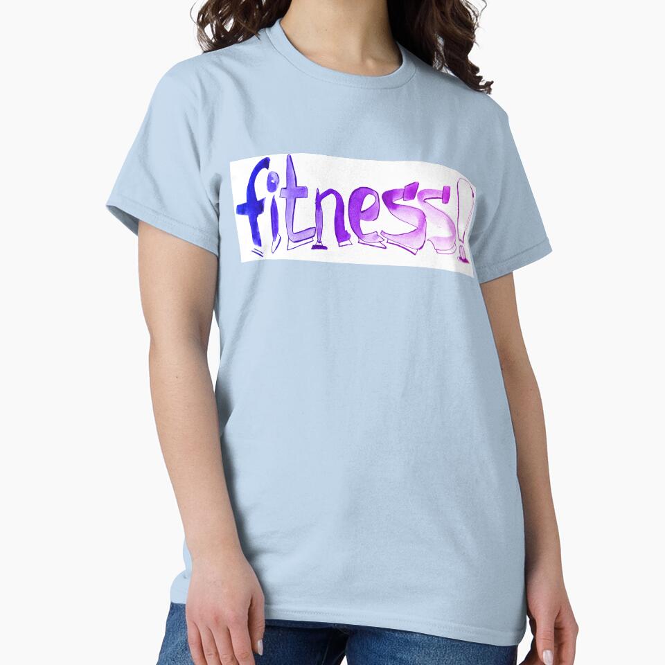 Fitness watercolor lettering |  Fitness word lettering by lausn