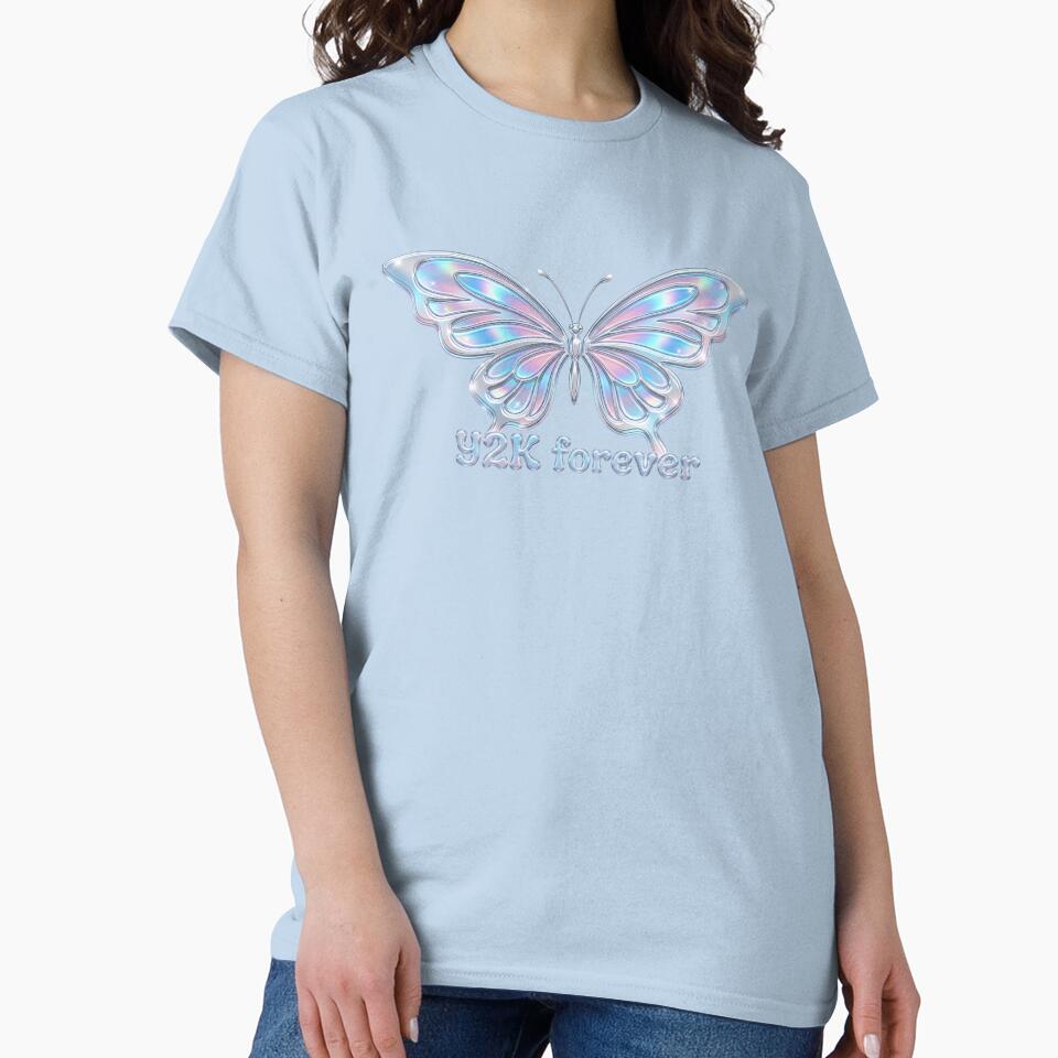 Y2K Butterfly — Chrome Holographic Iridescent 2000s Aesthetic by Velustro Shop