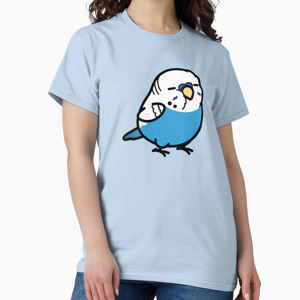 Chubby English Blue Budgie - Male by birdhism