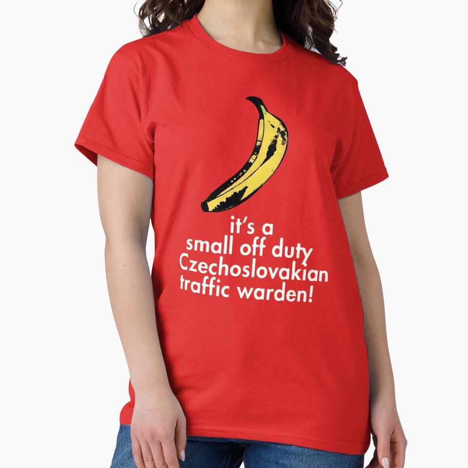 Red Dwarf Small Off Duty Traffic Warden Banana by TshirtsOnline-