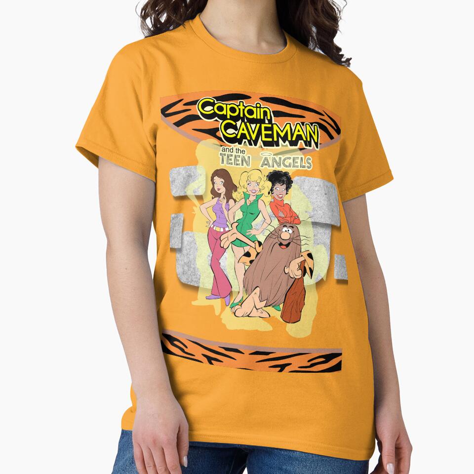 CAPTAIN CAVEMAN TEENAGE ANGELS - STONE AGE CARTOON by CuPensky