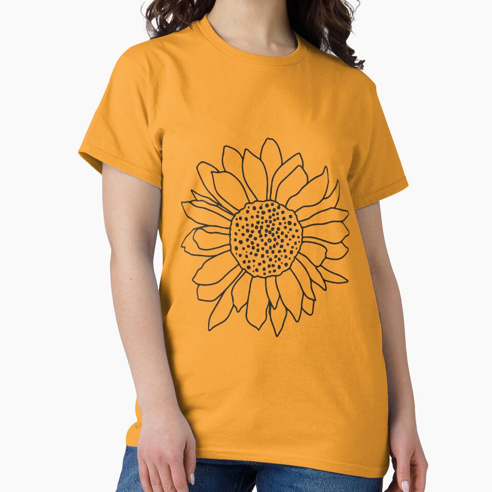 Summer Fashion Sunflower Print by PixelBadBunny
