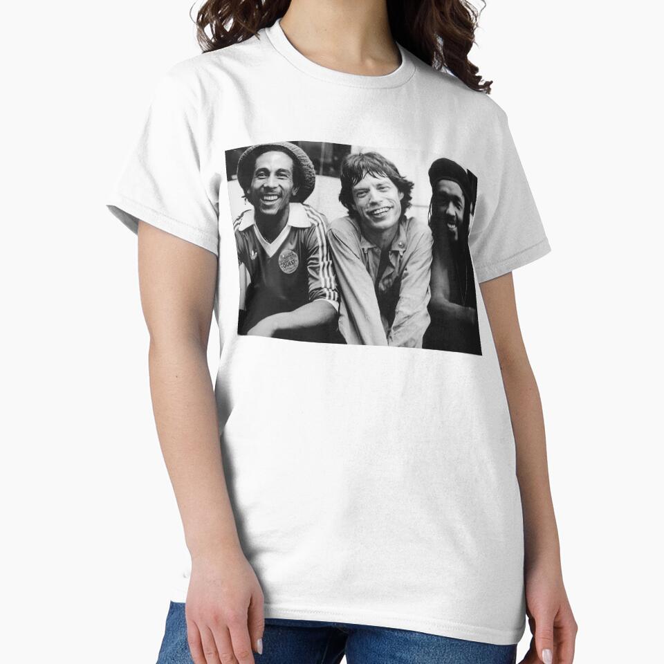 Bob Marley Mick Jagger Peter Tosh by Melvinwilsone
