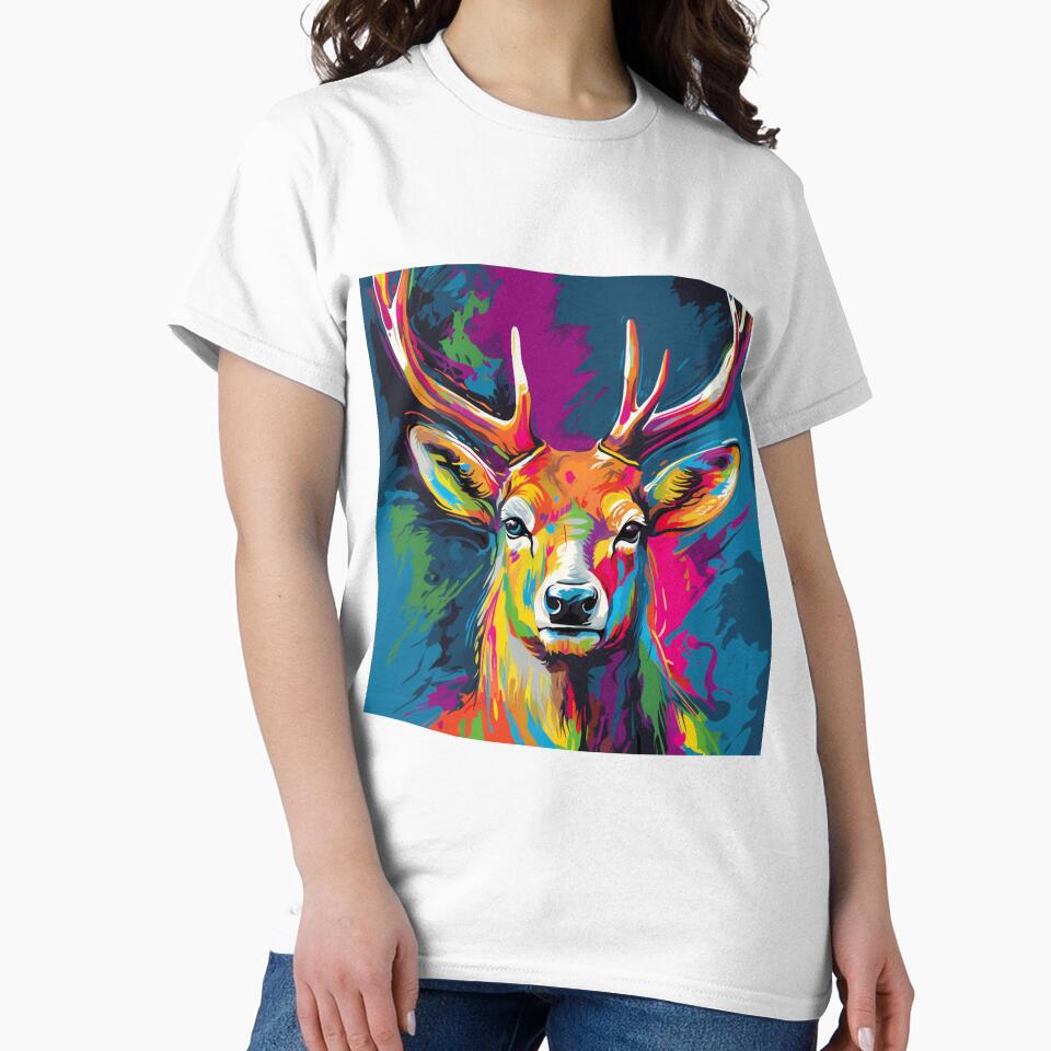 Stag Pop Art 2 by AstroRisq