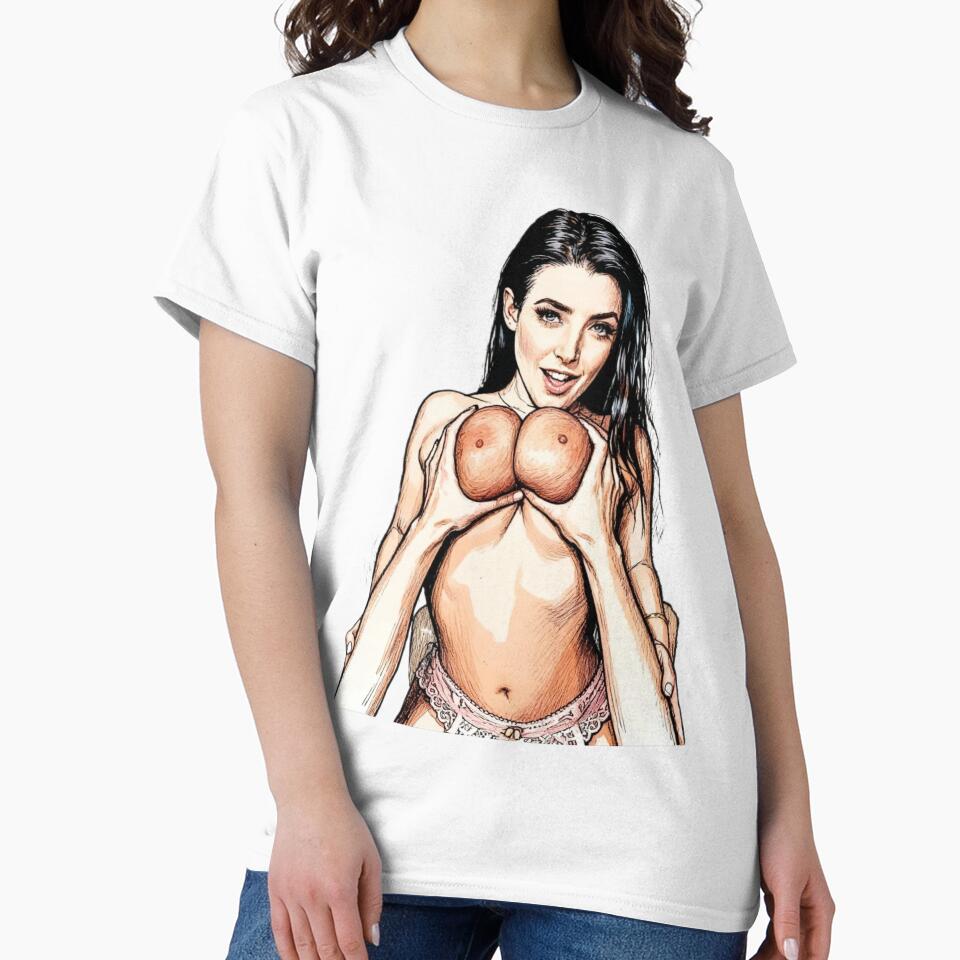 Angela White – Expressive Pin-Up Style Illustration by Bubble-Bay Shop