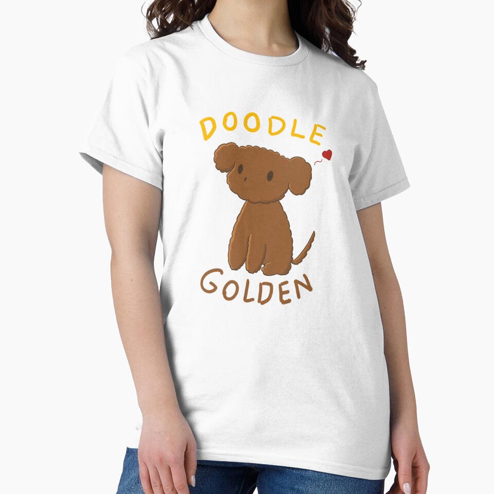 Golden Doodle but Doodle Golden by mochidough