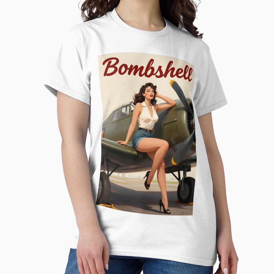 Vintage PinUp - Bombshell by AiFantasticArt