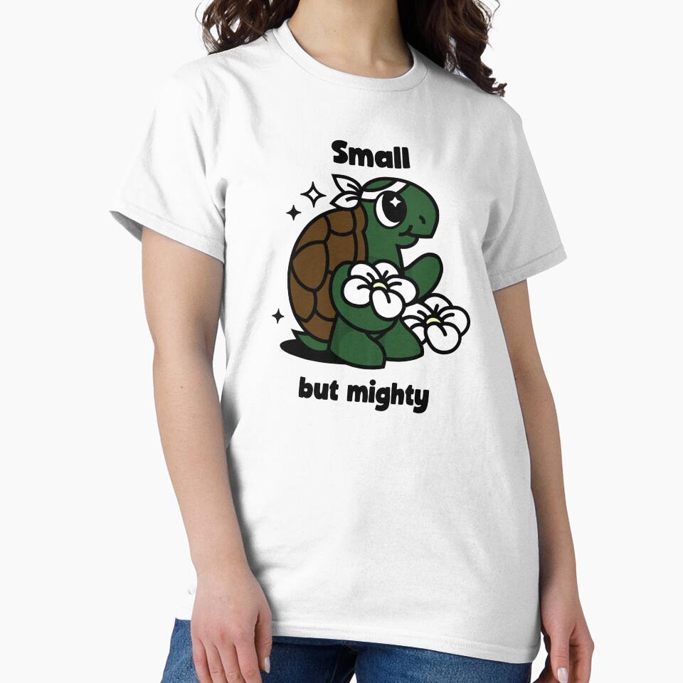 Small but Mighty – Cute Turtle Design by GenesixDesign