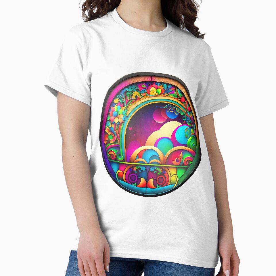 3D Colorful Whimsical Graphic Apparel & Home Decor – Fun, Vibrant Designs for All Ages by Compass and a Camera