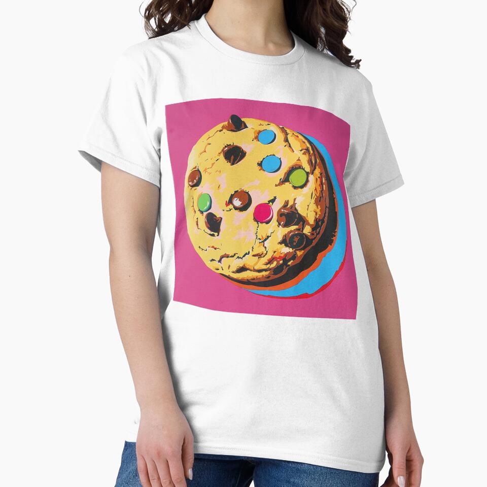 Chocolate Chip Cookie Pop Art 4 by AstroRisq