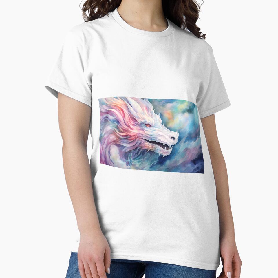 Fantasy Watercolor - Peaceful Dragon by Fantasy Masterpiece