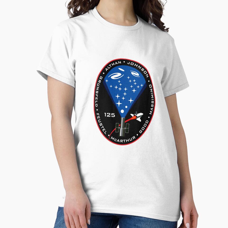 STS-125 Patch Insignia NASA Retro Style Vintage Emblem by kawrdesigns