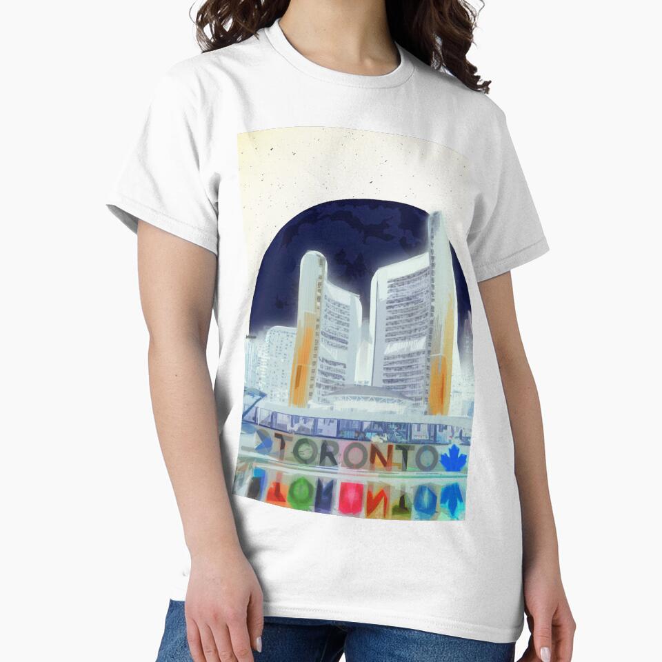 Invert Image Art Of Toronto Nathan Phillips Square by JOHNACCO