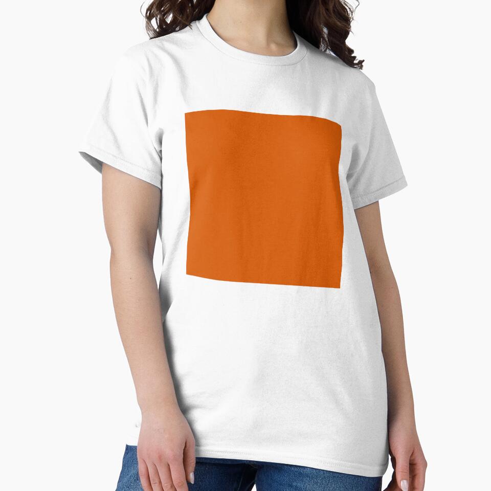Solid Dark Orange by Arianna Khalil