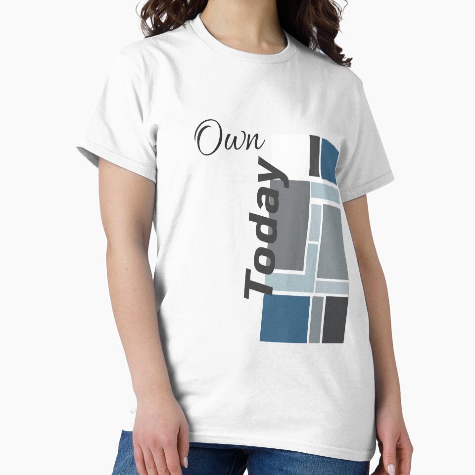 Own Today Motivational Typography Minimalist Inspirational Quote by RemieJames
